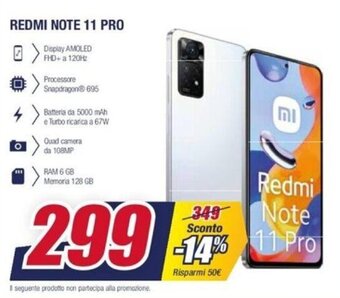 Trony Redmi Note 11 Pro offerta