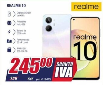 Trony realme 10 offerta