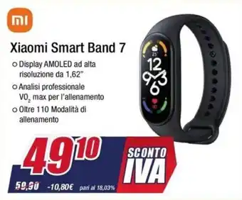 Trony Xiaomi Smart Band 7 offerta