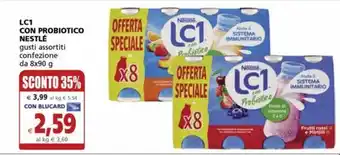 Il Gigante Lc1 con probiotico nestlé offerta