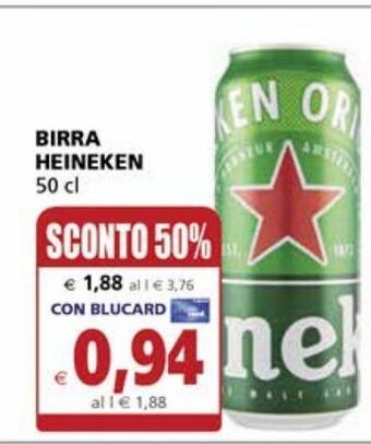 Il Gigante Birra heineken offerta