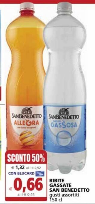 Il Gigante Bibite gassate san benedetto offerta