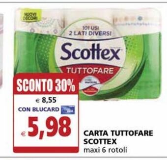 Il Gigante Carta tuttofare scottex offerta