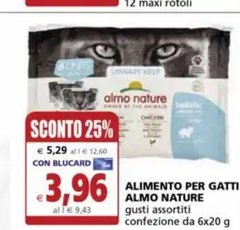 Alimento per gatti almo nature
