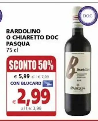 Il Gigante Bardolino o chiaretto doc pasqua offerta