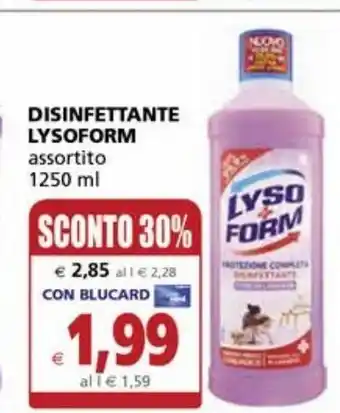 Il Gigante Disinfettante lysoform offerta