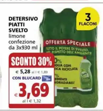 Il Gigante Detersivo piatti svelto offerta