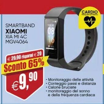 Il Gigante Smartband xiaomi offerta