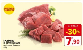 Iperal Spezzatino Di Bovino Adulto confezione risparmio al kg offerta