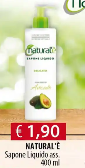 Acqua & Sapone Natural'È Sapone Liquido ass. 400ml offerta