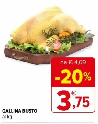 Iperal Gallina Busto al kg offerta