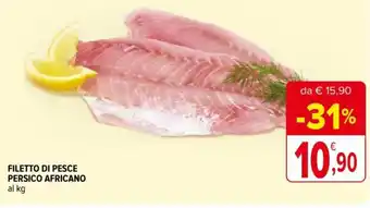 Iperal Filetto Di Pesce Persico Africano al kg offerta