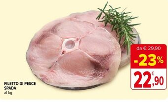 Filetto Di Pesce Spada al kg