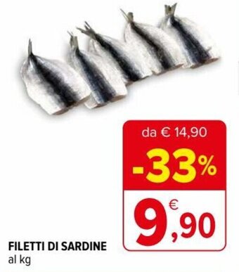 Iperal Filetti Di Sardine al kg offerta