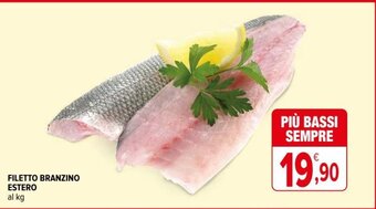Iperal Filetto Branzino estero offerta