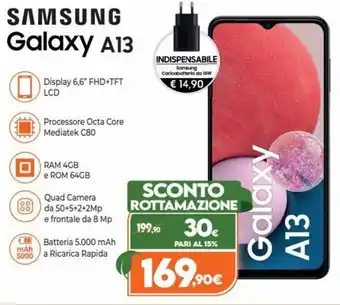 Iperal Samsung Galaxy A13 offerta