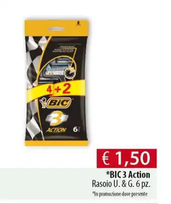 Acqua & Sapone BIC 3 Action 6pz. offerta