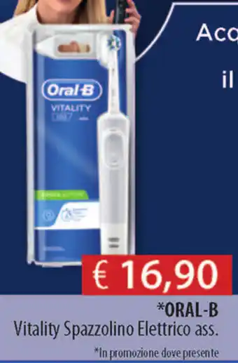 Acqua & Sapone Oral-B Vitality Spazzolino Elettrico ass. offerta