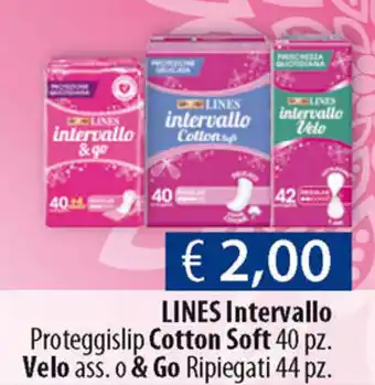 Acqua & Sapone Lines Intervallo Cotton Soft 40pz. Velo o & Go 44pz. offerta