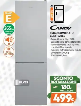 Iperal Candy Frigo Combinato CCE3T620ES offerta