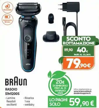 Braun Rasoio 51M1200S