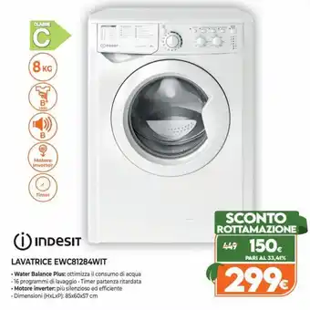 Iperal Indesit Lavatrice EWC81284WIT offerta