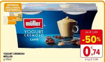 Iperal Müller Yogurt Cremoso 125 g x 2 offerta