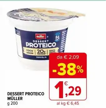 Iperal Müller Dessert Proteico 200 g offerta