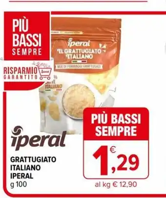 Iperal Iperal Grattugiato Italiano 100 g offerta