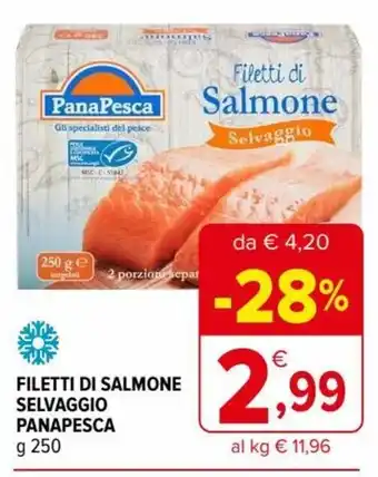 Iperal PanaPesca Filetti Di Salmone Selvaggio 250 g offerta