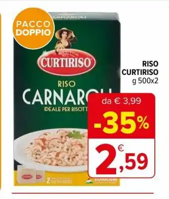 Iperal Riso Curtiriso 500 g x 2 offerta