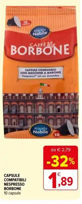 Borbone Capsule Compatibili Nespresso 10 capsule