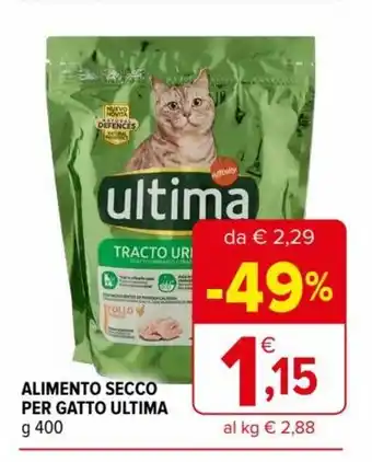 Iperal Ultima Alimento Secco Per Gatto 400 g offerta