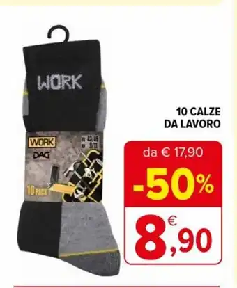 Iperal Da Lavoro 10 Calze offerta