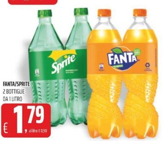 Fanta / Sprite 2 Bottiglie Da 1 Litro