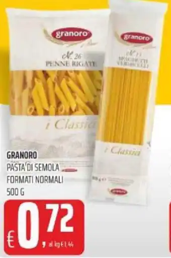 Granoro Pasta di Semola Formati Normali 500 g