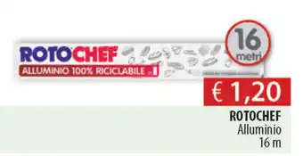 Acqua & Sapone Rotochef Alluminio 16m offerta