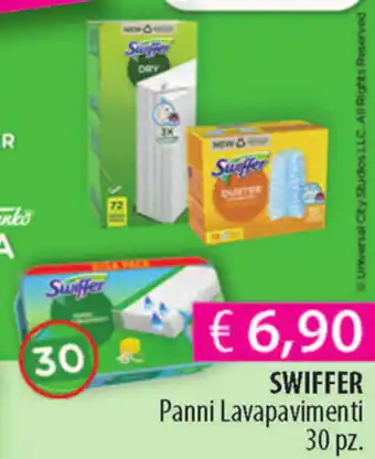 Acqua & Sapone Swiffer Panni Lavapavimenti 30pz offerta