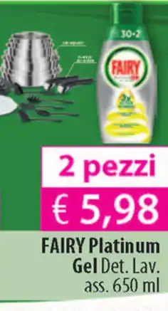 Acqua & Sapone Fairy Platinum Gel 650ml offerta