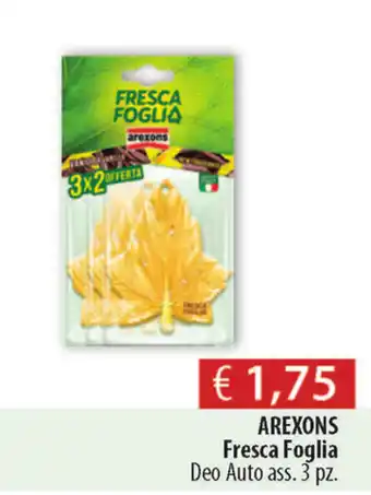 Acqua & Sapone Fresca Foglia Arexons 3 pz. offerta