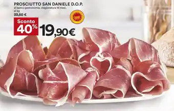 Coop Prosciutto San Daniele DOP Al Bianco Gastronomia, Stagionatura 16 mesi offerta