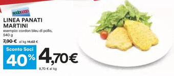 Coop Linea Panati Martini 540 g offerta