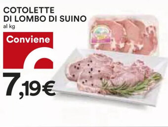 Coop Cotolette di Lombo di Suino offerta
