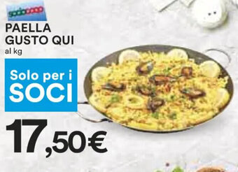 Coop Gusto Qui Paella offerta