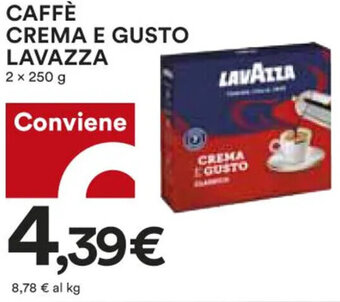 Coop Lavazza Caffè Crema E Gusto 2 x 250 g offerta