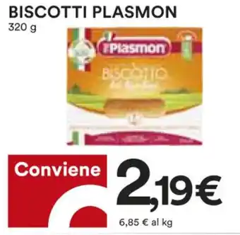 Coop Plasmon Biscotti 320 g offerta