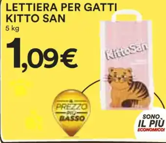 Coop Kitto San Lettiera Per Gatti 5 kg offerta