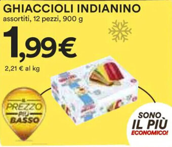 Coop Ghiaccioli Indianino Assortiti 12 pezzi 900 g offerta
