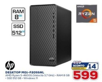 Euronics HP Desktop M01-F2055NL offerta