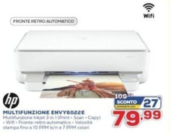 Euronics HP Multifunzione ENVY6022E offerta